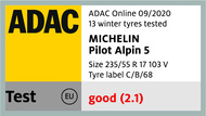 Michelin Pilot Alpin 5 ADAC 2020
