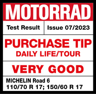 2023 MICHELIN ROAD 6 MOTORRAD TestResult PURCHASE TIP