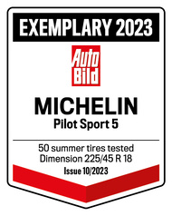 MICHELIN PILOT SPORT 5 | AUTO BILD - Exemplary 2023