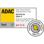 MICHELIN Alpin 6 ADAC Testsiegel 2023